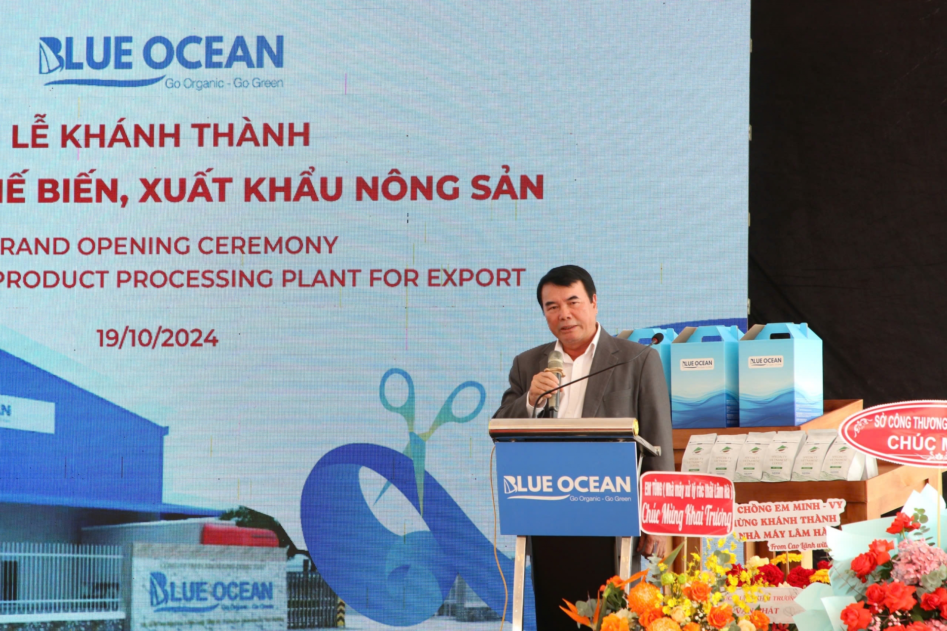 Ông Phạm S cho biết, tỉnh Lâm Đồng sẽ hỗ trợ Blue Ocean JSC tham gia trong các chuyến hợp tác, xúc tiến thương mại để mở rộng thị trường.